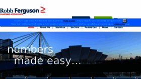 What Robbferguson.co.uk website looked like in 2017 (8 years ago)