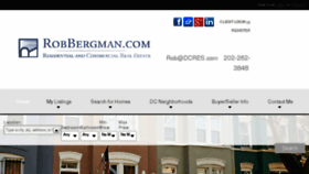 What Robbergman.com website looked like in 2017 (6 years ago)