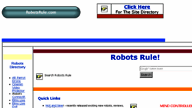What Robotsrule.com website looked like in 2017 (6 years ago)