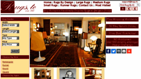 What Rugs.tc website looked like in 2017 (6 years ago)