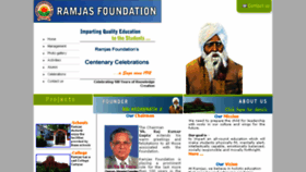 What Ramjasfoundation.com website looked like in 2017 (6 years ago)