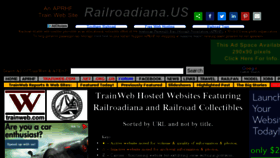 What Railroadiana.us website looked like in 2017 (6 years ago)