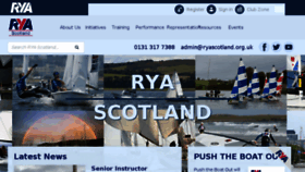 What Ryascotland.org.uk website looked like in 2017 (6 years ago)