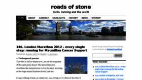 What Roadsofstone.com website looked like in 2017 (6 years ago)