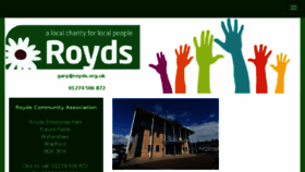 What Royds.org.uk website looked like in 2017 (6 years ago)