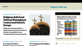 What Religionandsocialpolicy.org website looked like in 2017 (6 years ago)