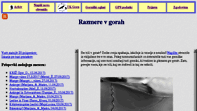 What Razmere.turni-klub-gora.si website looked like in 2017 (8 years ago)