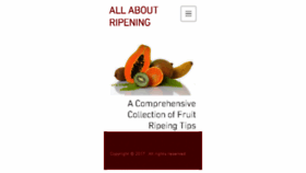 What Ripening-fruit.com website looked like in 2017 (6 years ago)