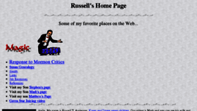 What Russellyanderson.com website looked like in 2017 (6 years ago)