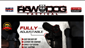 What Rawdogtactical.com website looked like in 2017 (6 years ago)