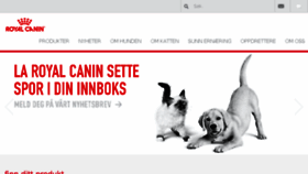 What Royalcanin.no website looked like in 2017 (6 years ago)