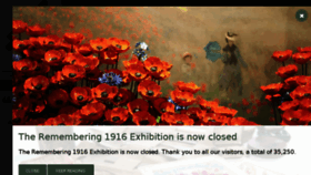 What Remembering1916.co.uk website looked like in 2017 (6 years ago)