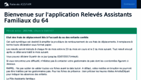 What Releves-assfam.le64.fr website looked like in 2017 (6 years ago)
