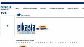 What Revistadefilosofia.com website looked like in 2017 (6 years ago)