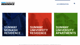 What Residence.sunway.edu.my website looked like in 2017 (6 years ago)