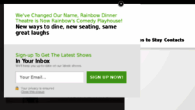 What Rainbowcomedy.com website looked like in 2017 (6 years ago)