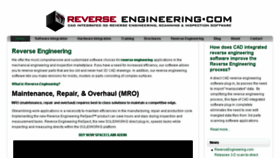 What Reverseengineering.com website looked like in 2017 (6 years ago)