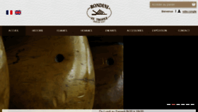 What Rondini.fr website looked like in 2017 (8 years ago)