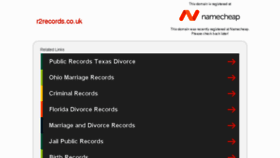 What R2records.co.uk website looked like in 2017 (9 years ago)