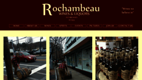 What Rochambeauwines.com website looked like in 2017 (6 years ago)