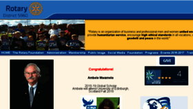 What Rotary5960.org website looked like in 2017 (6 years ago)