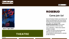 What Rosebud.ca website looked like in 2017 (6 years ago)