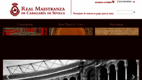 What Realmaestranza.com website looked like in 2017 (6 years ago)