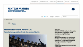 What Rentschpartner.ch website looked like in 2017 (6 years ago)