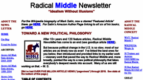 What Radicalmiddle.com website looked like in 2017 (6 years ago)
