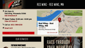 What Redwing.redwingshoestore.com website looked like in 2017 (6 years ago)