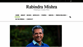 What Rabindramishra.com website looked like in 2017 (6 years ago)