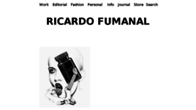 What Ricardofumanal.com website looked like in 2017 (6 years ago)