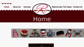 What Richscakes.com website looked like in 2017 (6 years ago)