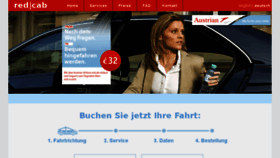 What Red-cab.at website looked like in 2017 (6 years ago)