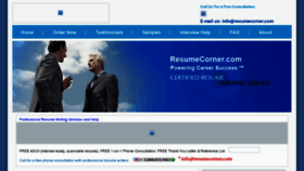 What Resumecorner.com website looked like in 2017 (6 years ago)