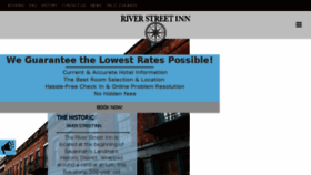 What Riverstreetinn.com website looked like in 2017 (6 years ago)