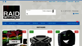 What Raidiluminacao.com.br website looked like in 2017 (6 years ago)