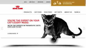 What Royalcanin.co.za website looked like in 2017 (6 years ago)