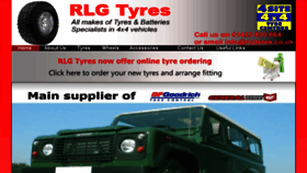 What Rlgtyres.co.uk website looked like in 2017 (6 years ago)