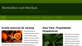 What Remediosconhierbas.com website looked like in 2017 (6 years ago)