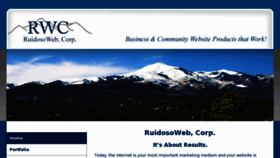 What Ruidosoweb.com website looked like in 2017 (6 years ago)