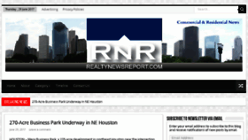 What Realtynewsreport.com website looked like in 2017 (6 years ago)