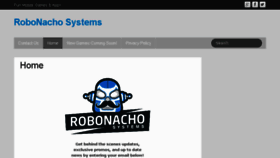 What Robonacho.com website looked like in 2017 (6 years ago)