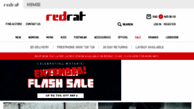 What Redrat.co.nz website looked like in 2017 (6 years ago)