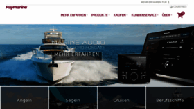 What Raymarine.de website looked like in 2017 (6 years ago)