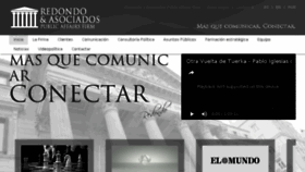 What Redondoyasociados.com website looked like in 2017 (6 years ago)