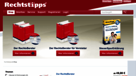 What Rechtstipps.de website looked like in 2017 (6 years ago)
