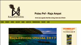 What Raja4divers.com website looked like in 2017 (6 years ago)