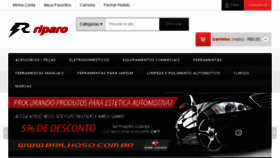 What Riparo.com.br website looked like in 2017 (6 years ago)