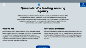 What Rnsnursing.com.au website looked like in 2017 (6 years ago)